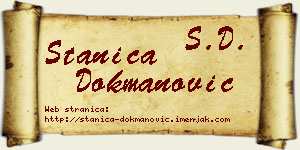 Stanica Dokmanović vizit kartica